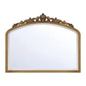 Crystorama Lighting Group Arden 40"W x 31"H Rectangular Beveled Steel Framed Accent Mirror Burnished Brass
