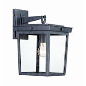 Crystorama Lighting Group Belmont 14" Tall Outdoor Wall Sconce Graphite