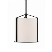 Crystorama Lighting Group Carlyn 10" Wide Mini Pendant Black