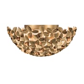 Crystorama Lighting Group Cora 3 Light 16" Wide Flush Mount Bowl Ceiling Fixture Soft Gold