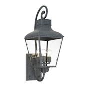 Crystorama Lighting Group Dumont 3 Light 32" Tall Wall Sconce Graphite