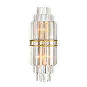 Crystorama Lighting Group Hayes 2 Light 20" Tall Wall Sconce Aged Brass