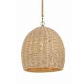 Crystorama Lighting Group Jace 15" Wide Pendant Soft Gold