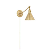 Crystorama Lighting Group Morgan 11" Tall Wall Sconce Aged Brass