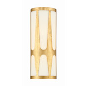 Crystorama Lighting Group Royston 18" Tall LED Wall Sconce Antique Gold