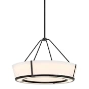Crystorama Lighting Group Royce 25" Wide Pendant Charcoal Bronze