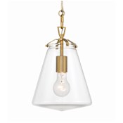 Crystorama Lighting Group Voss 8" Wide Mini Pendant Luxe Gold