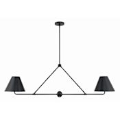 Crystorama Lighting Group Xavier 4 Light 54" Wide Chandelier Matte Black