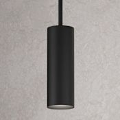 CSL Lighting LED Cylinder 3" Wide 3000K LED Mini Pendant Matte Black