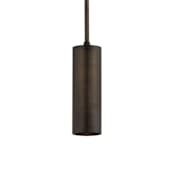CSL Lighting Luxe 3" Wide 2700K LED Mini Pendant Distressed Bronze