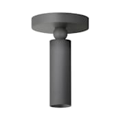 CSL Lighting Luxe Pivot 2" Wide 2700K LED Semi-Flush Ceiling Fixture Matte Black