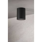 CSL Lighting Entity Cylinder 5" Wide 2700K LED Flush Mount Ceiling Fixture Matte Black