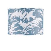 Currey and Company Aviary 20" W x 14" L Lighting Shade Dusty Blue / Ivory