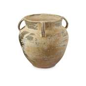 Currey and Company Agrigento 28-3/4" x 28-3/4" Terracotta Planter Antique White