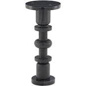 Currey and Company Sasha 10" Wide Marble Top Marble Pub/Bistro Table - Black Black