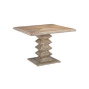 Currey and Company 42" Oak Dining Table Light Pepper