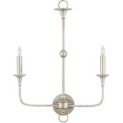 Currey and Company Nottaway 2 Light 24" Tall Wall Sconce Champagne