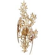 Currey and Company Aviary 35" Tall Wall Sconce Swedish Gold