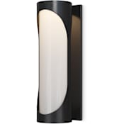 Currey and Company Swale 22" Tall Outdoor Wall Sconce Black / White