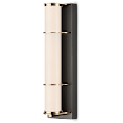 Currey and Company Blaine 18" Tall Wall Sconce Oil Rubbed Bronze / Polished Brass / White