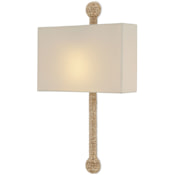 Currey and Company 25" Tall LED Wall Sconce Natural