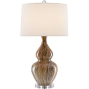 Currey and Company Kolor Brown 31" Tall Buffet Table Lamp Earth / Brown