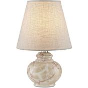 Currey and Company Piccolo 9" Tall Accent Table Lamp Pink