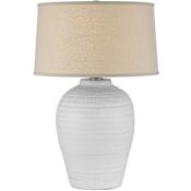 Currey and Company Dashwell 30" Tall Vase Table Lamp White