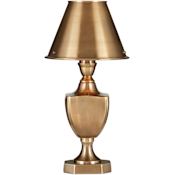 Currey and Company Waddill 13" Tall Vase Table Lamp Antique Brass