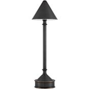 Currey and Company Traipse 18" Tall LED Buffet Table Lamp Oil Rubbed Bronze