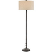 Currey and Company Gallo 65" Tall Buffet Floor Lamp Bronze