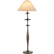 Currey and Company Aqueous 65" Tall Column Floor Lamp Dark Bronze