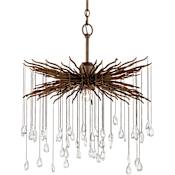 Currey and Company Fen Single Light 20-1/2" Wide Chandelier Cupertino