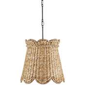 Currey and Company Annabelle 15" Wide Pendant Natural