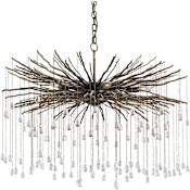 Currey and Company Fen 38" Wide 6 Light 1 Tier Chandelier Cupertino