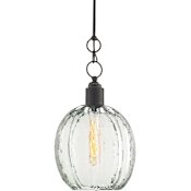Currey and Company Aquaterra 1 Light Globe Pendant Old Iron