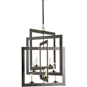 Currey and Company Middleton 28" Wide 8 Light Single Tier Chandelier Bronze Gold