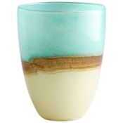 Cyan Design 9.25" Medium Turquoise Earth Vase Blue