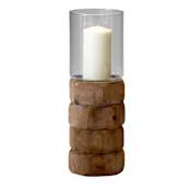 Cyan Design Large Hex Nut Candleholder Natural Wood