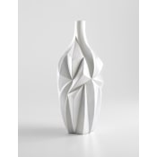 Cyan Design 21" Large Glacier Vase Gloss White Glaze
