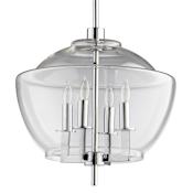 Cyan Design Empoli 4 Light 16" Wide Taper Candle Pendant Chrome