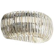 Cyan Design Beaming Around 15" Wide Tubular Abstract Wall Sconce Chrome