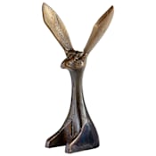 Cyan Design Ear That Aluminum Rabbit Statue Bronze