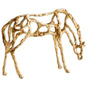 Cyan Design Ponder Iron Horse Statue Gold