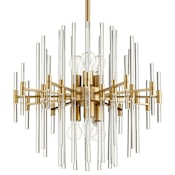 Cyan Design Quebec 6 Light 23" Wide Chandelier Aged Brass