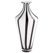 Cyan Design Sweeney 6-1/4" Diameter Glass Vase Black / White