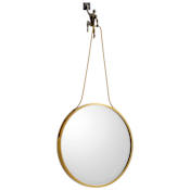 Cyan Design 17-3/4" W x 38-1/4" H Circular Framed Accent Mirror Golden Bronze