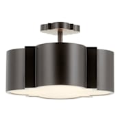 Cyan Design Wyatt 3 Bulb 16" Wide Medium (E26) Semi-Flush Abstract Ceiling Fixture Noir