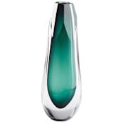 Cyan Design Large Galatea 11-1/4" Tall Glass Vase Green