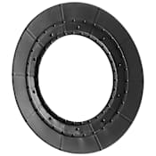 Cyan Design 28" Diameter Circular Framed Accent Mirror Black